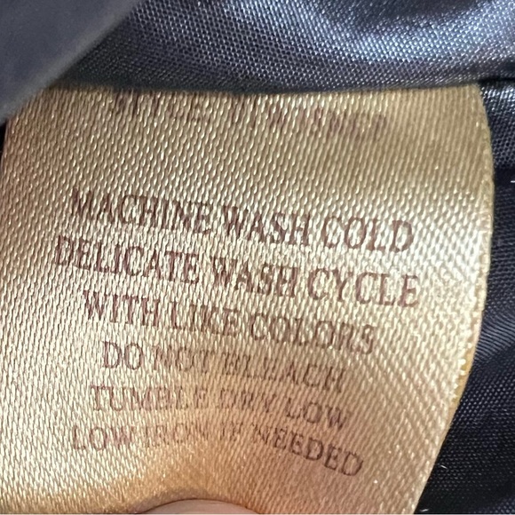 True Grit Vintage Blue Leopard Puffer Jacket Coat Size XL - Picture 9 of 10